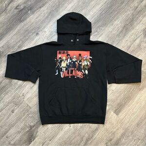 My Hero Academia League of Villains Hoodie Black Men's Medium Hot Topic Anime